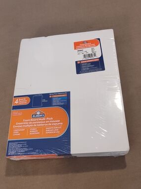 NWT!! Elmer's Foam Board Multi-Pack (10- (2-4 Pack & 2 Individual Ones)